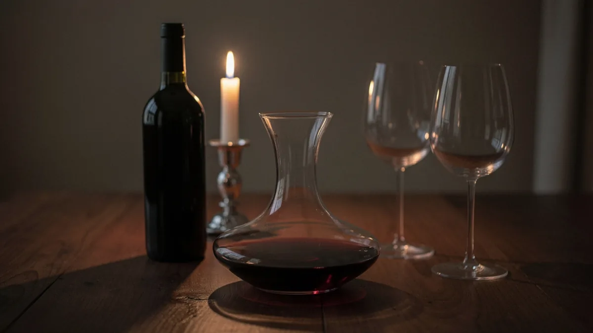 Wein dekantieren: Dekanter, Belüften und Depot richtig nutzen — Motiv zum Thema Technik