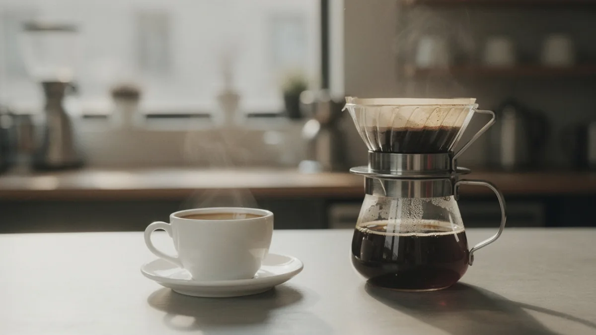 Espresso oder Filterkaffee: Bohne oder Zubereitung? — Motiv zum Thema Kaffee & Tee