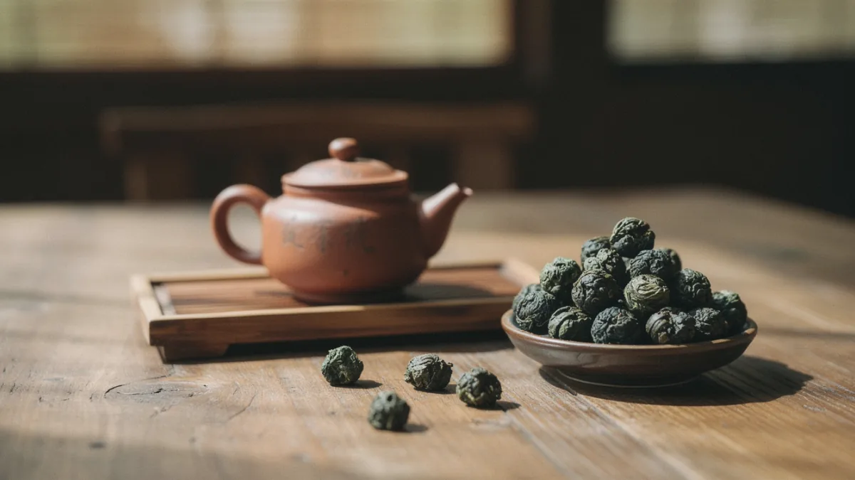 Was ist Oolong? Tee zwischen grün und schwarz — Motiv zum Thema Kaffee & Tee