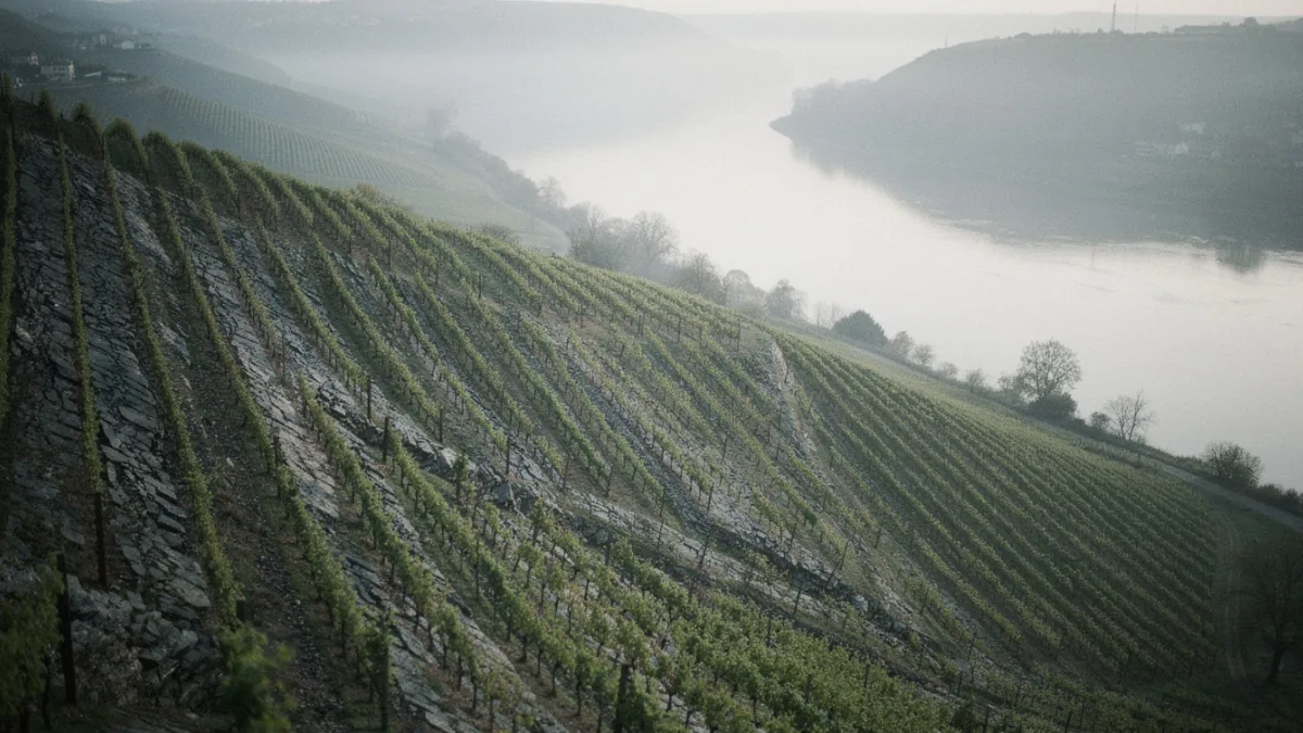 Riesling: frisch, vielseitig und nicht immer süß — Motiv zum Thema Rebsorten