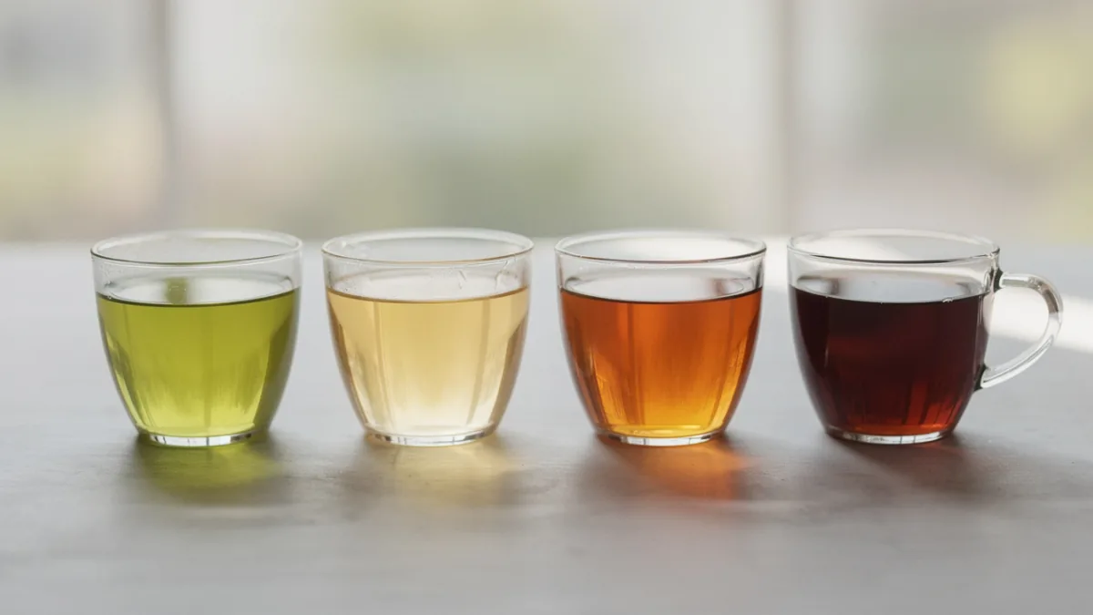 Grüner, schwarzer, weißer Tee und Oolong: Was unterscheidet sie? — Motiv zum Thema Kaffee & Tee