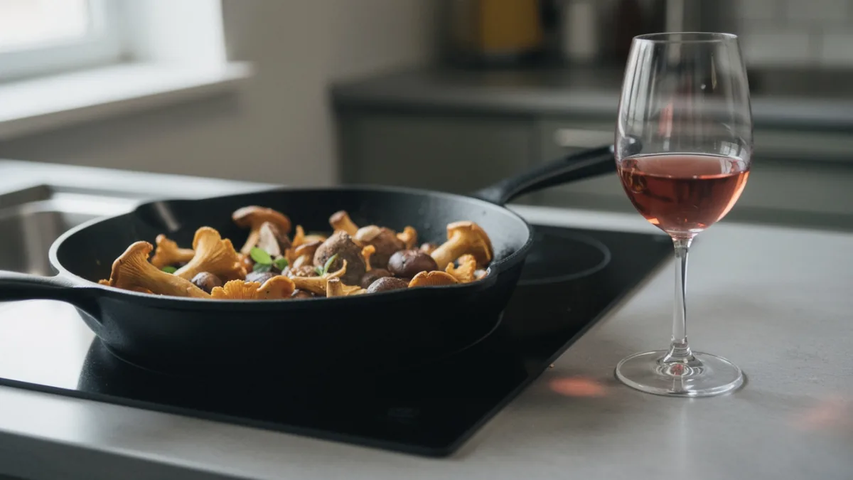 Wein zu Pilzen: Rahmsauce oder kräftig angebraten?
