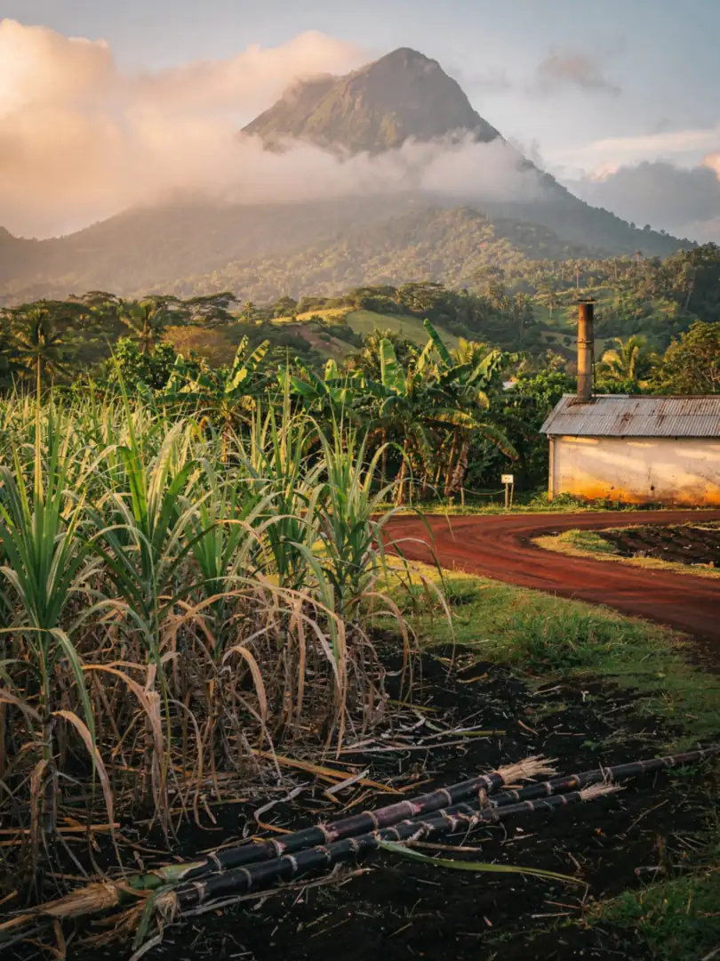 Zuckerrohr & Melasse in der Region Basse-Terre