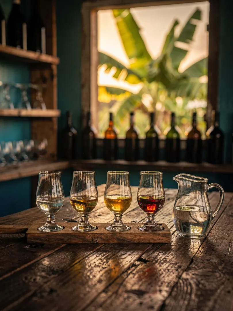 Tasting in the region Basse-Terre