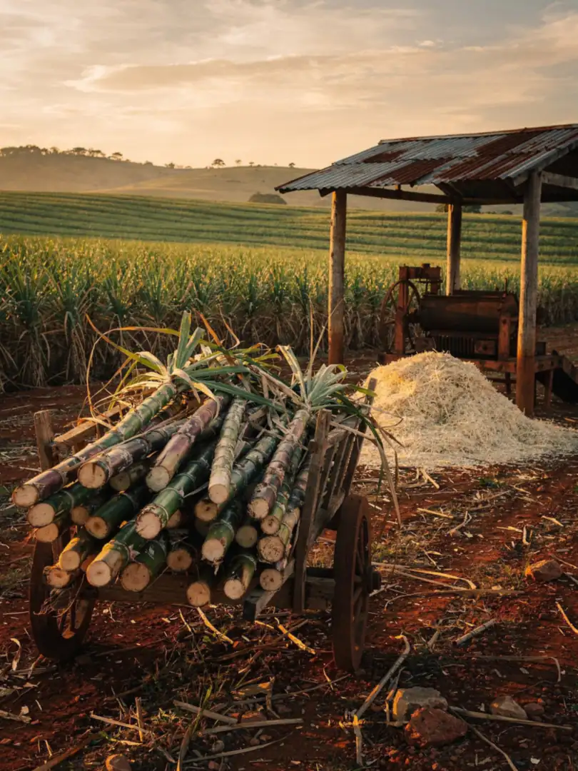 Zuckerrohr & Melasse in der Region Brasilien: Cachaça