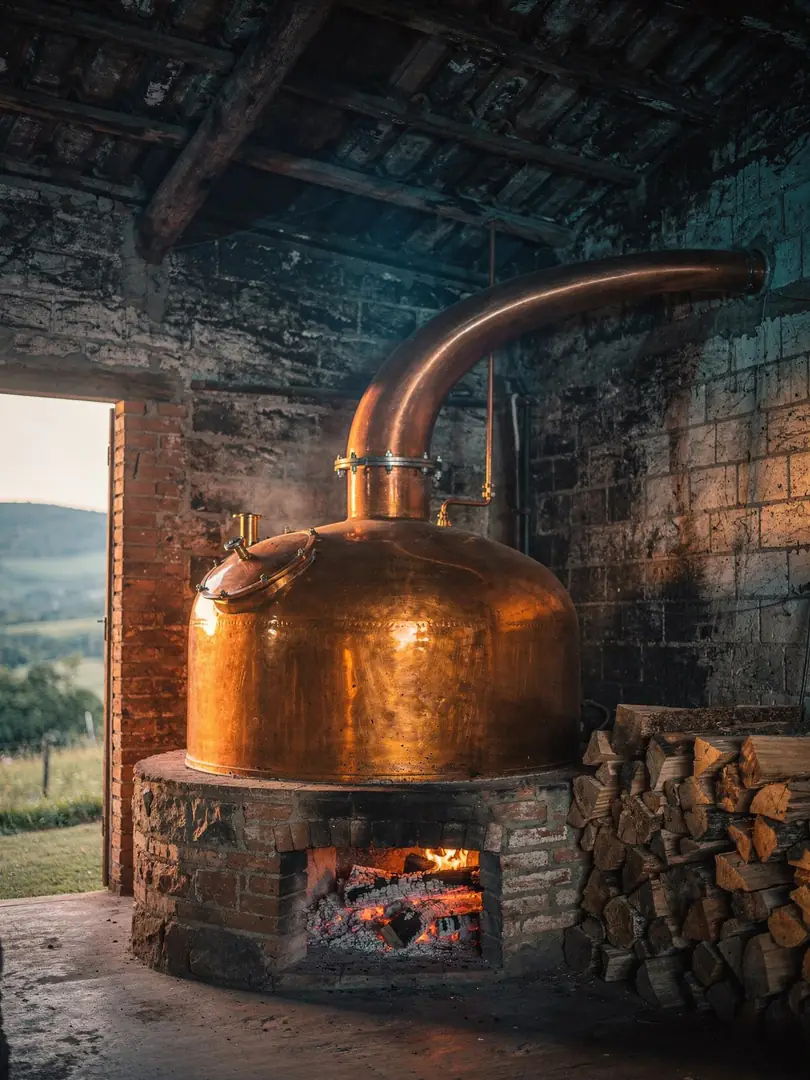 Distillation in the region Brazil: Cachaça