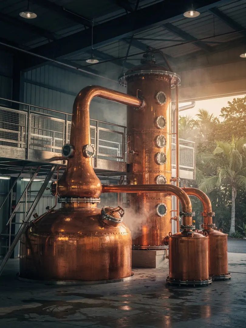 Distillation in the region Clarendon & Lluidas Vale