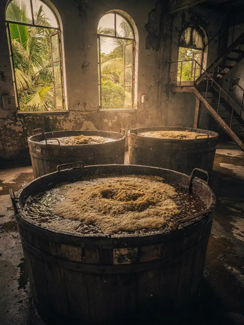 Fermentation in the region The Wooden Pot Stills & Marques