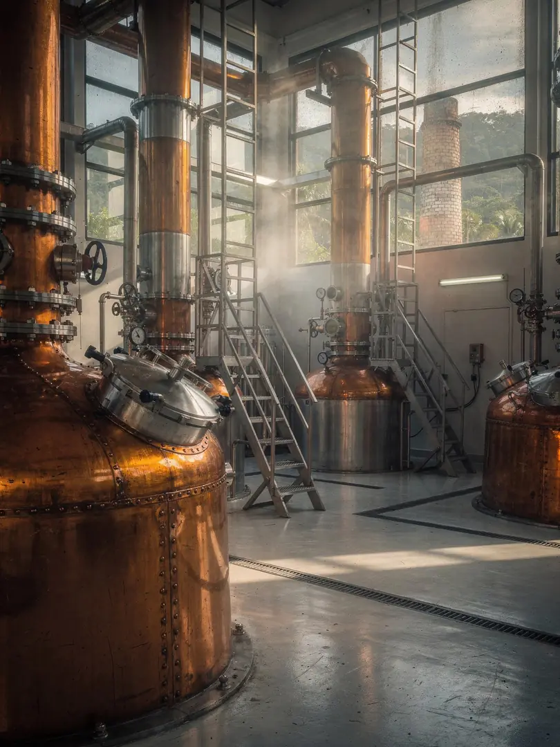 Distillation in the region Panama: Herrera & Pesé