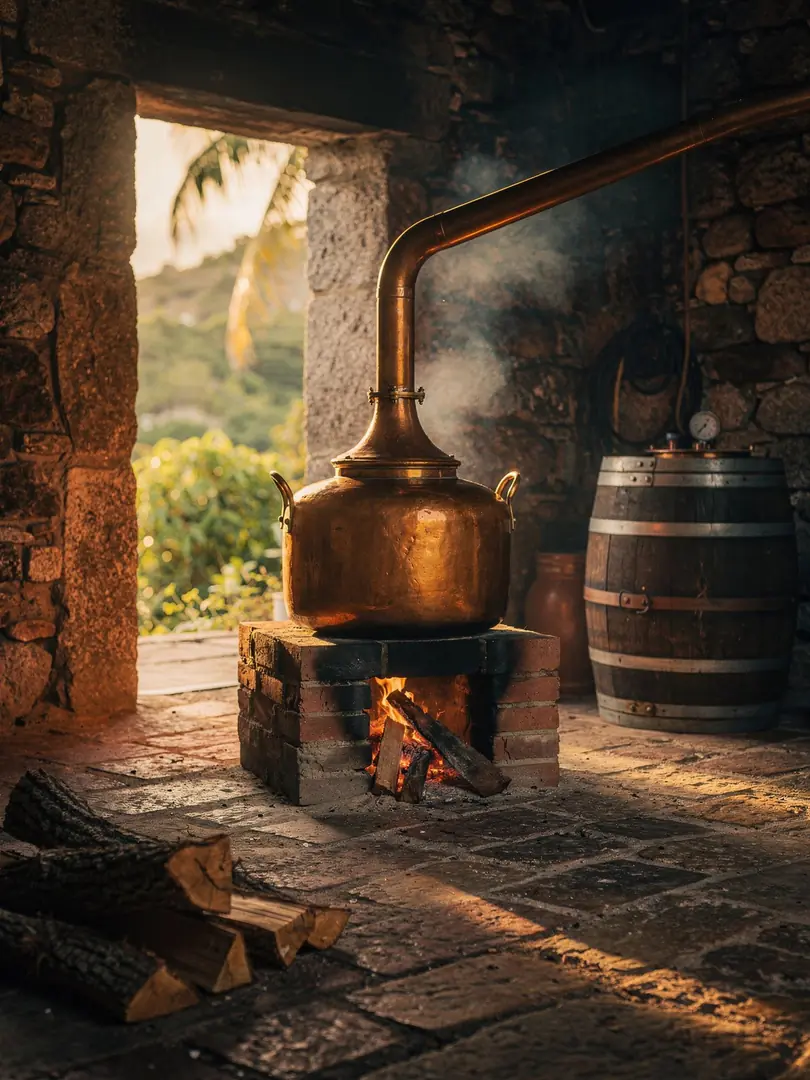 Distillation in the region Virgin Islands: St. Croix & Tortola