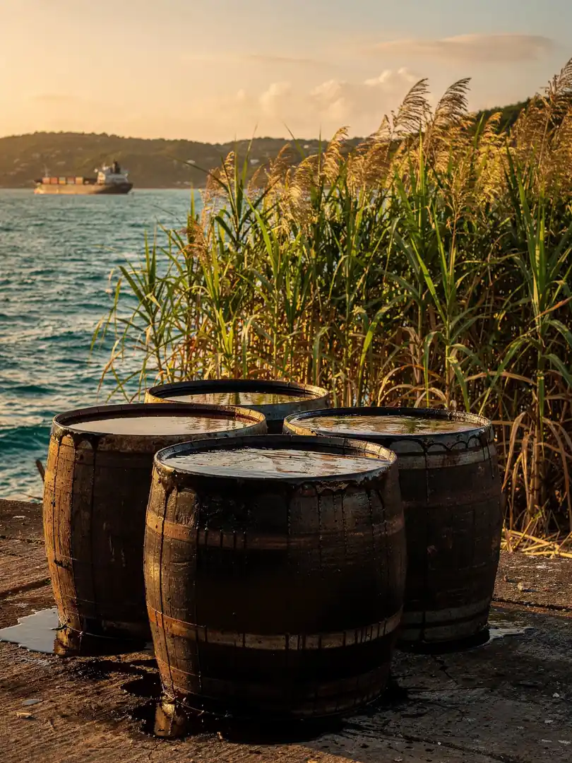 Zuckerrohr & Melasse in der Region Kingston & Port Royal