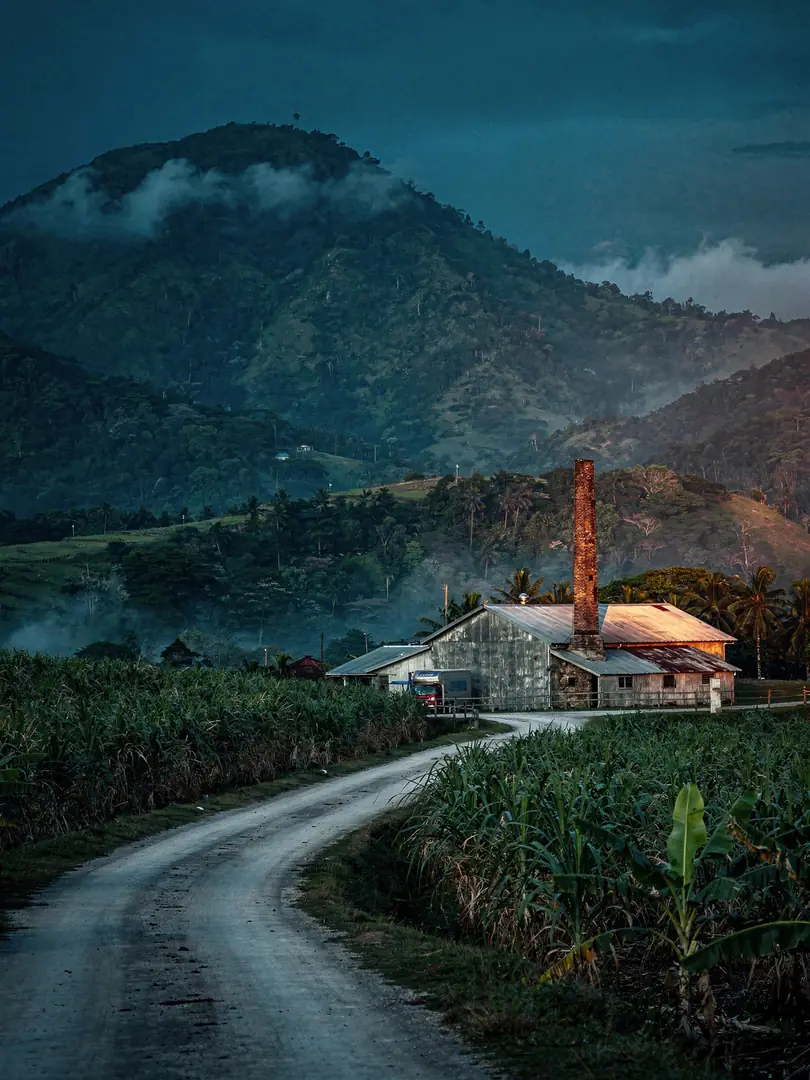 Landscape of the region Basse-Terre