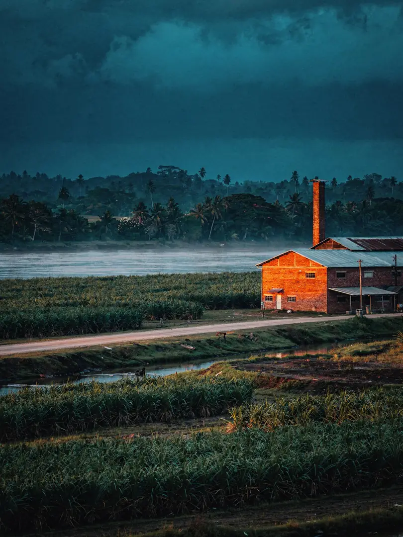 Landscape of the region Demerara: Diamond & El Dorado