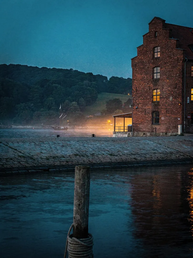 Landschaft der Region Flensburg: Rumstadt an der Förde