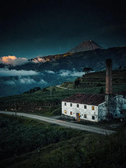 Landscape of the region Guatemala: Highlands & Sugar Coast