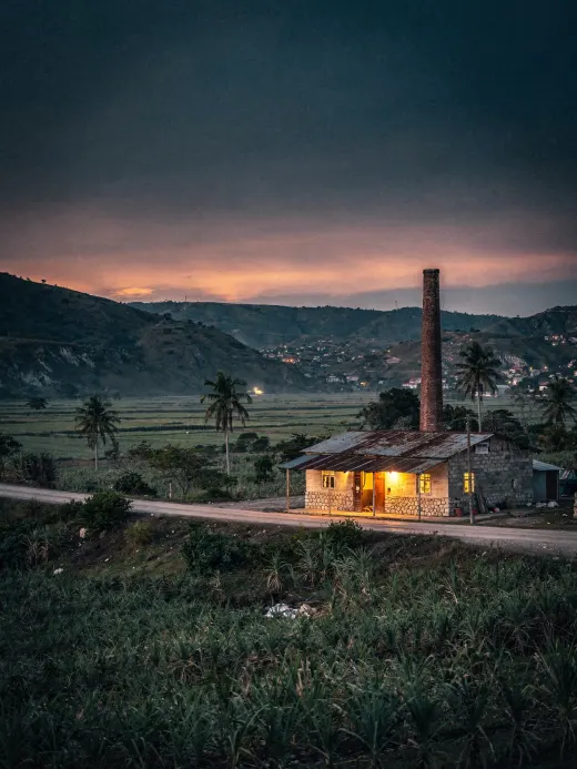 Landscape of the region Haiti: Barbancourt & Clairin