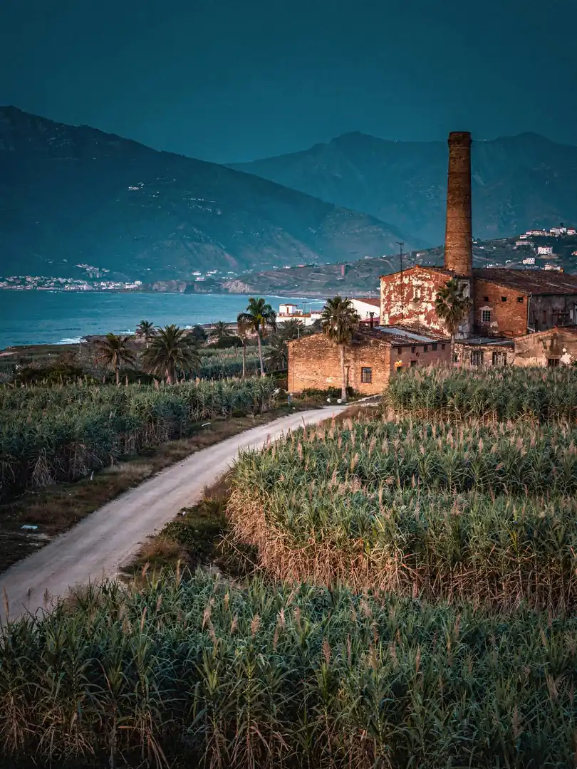 Landscape of the region Costa Tropical: Motril