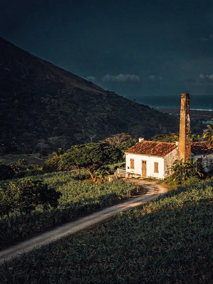 Landscape of the region North Caribbean: Saint-Pierre & Le Carbet