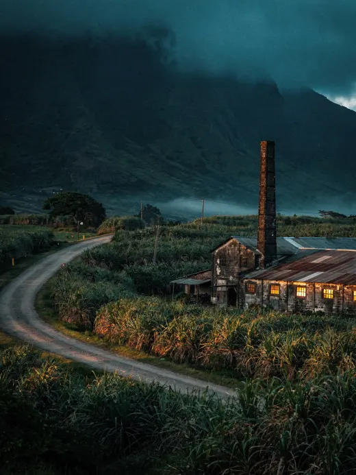Landscape of the region La Réunion