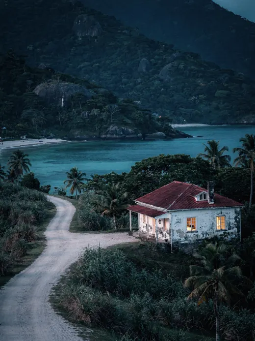 Landscape of the region Seychelles: Takamaka