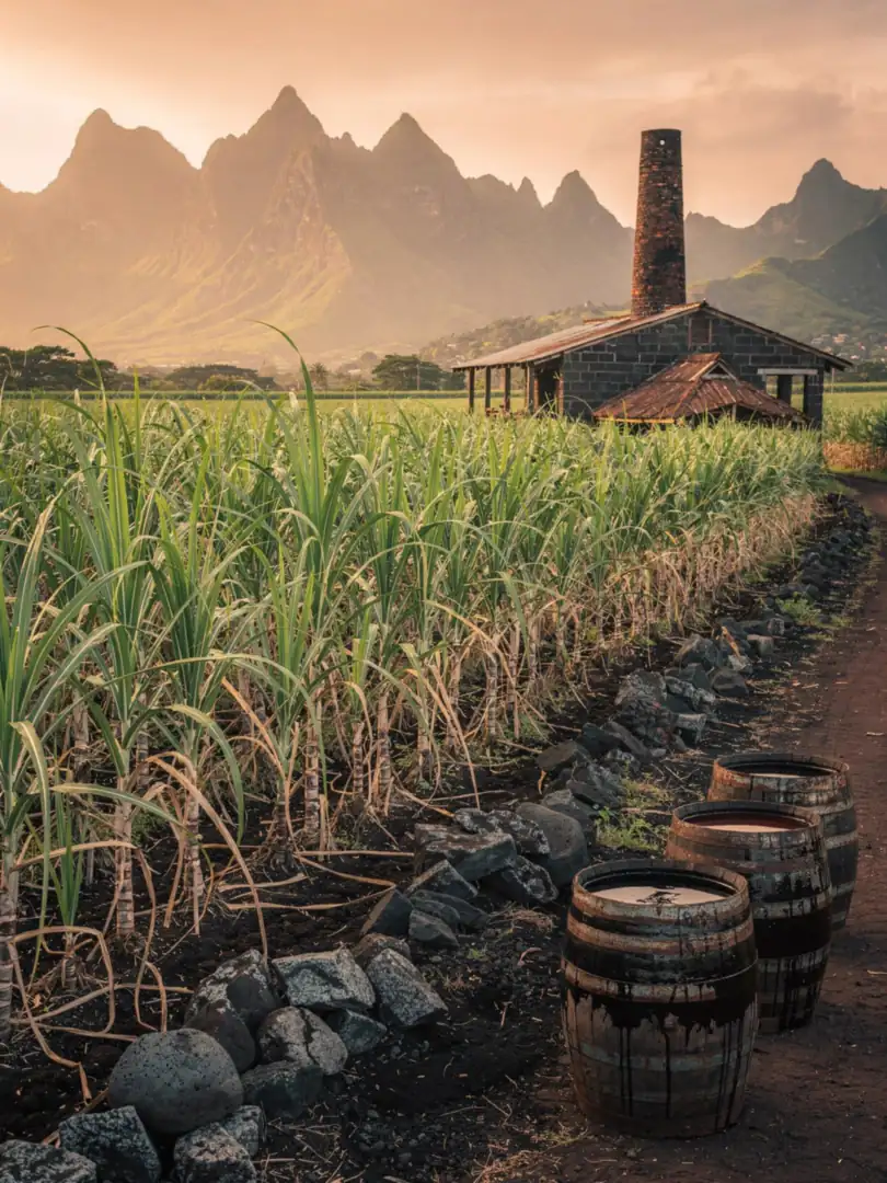 Zuckerrohr & Melasse in der Region Mauritius: Grays & der Norden