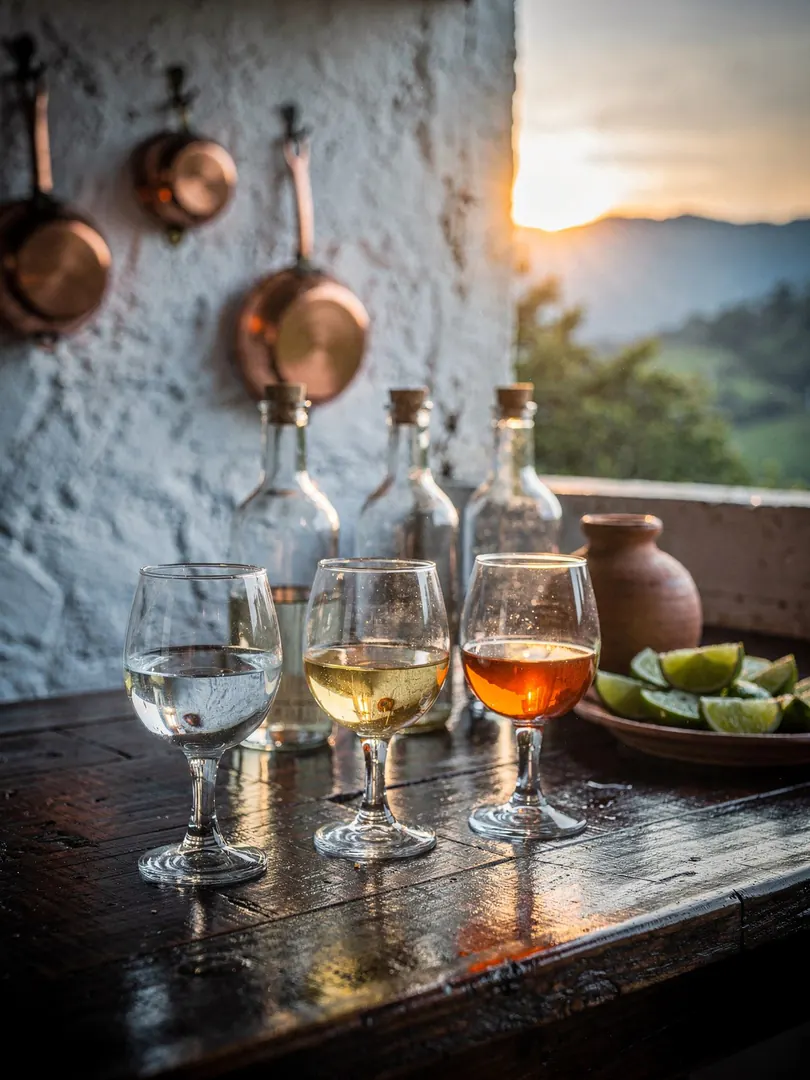 Verkosten in der Region Michoacán: Charanda