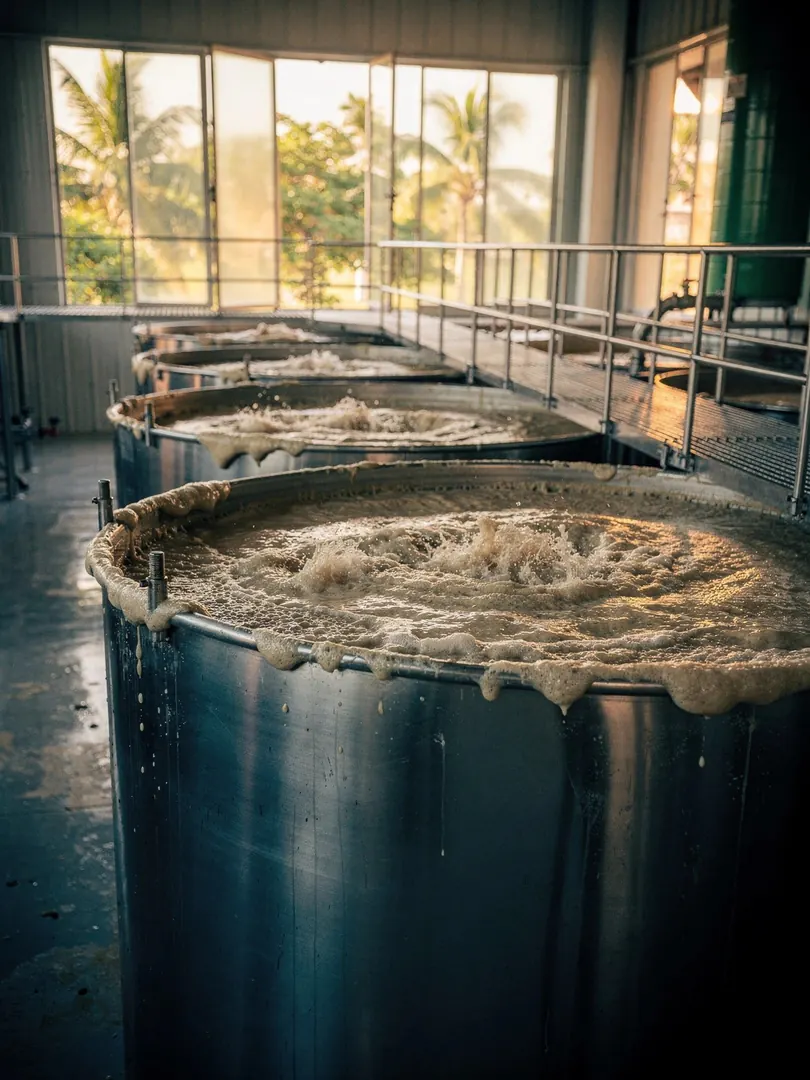 Fermentation in the region Santiago de Cuba & Oriente