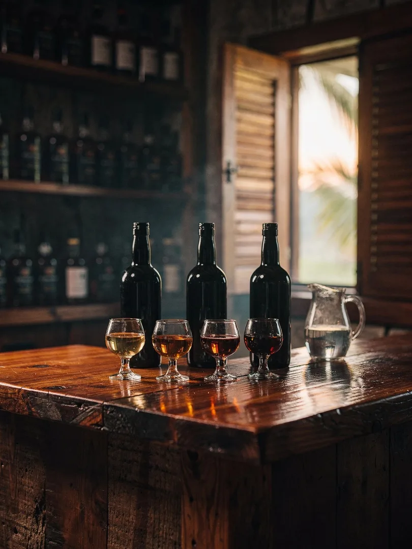 Tasting in the region St. Lucia