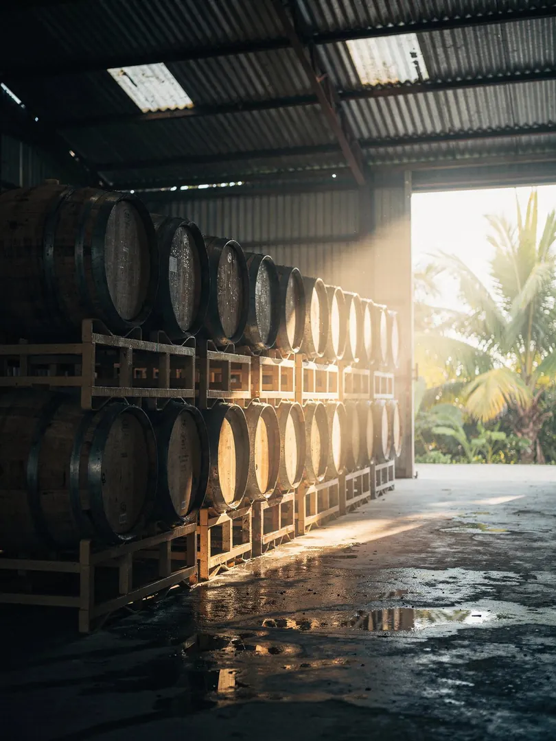 Tropenreifung: Reift Rum in der Karibik schneller?