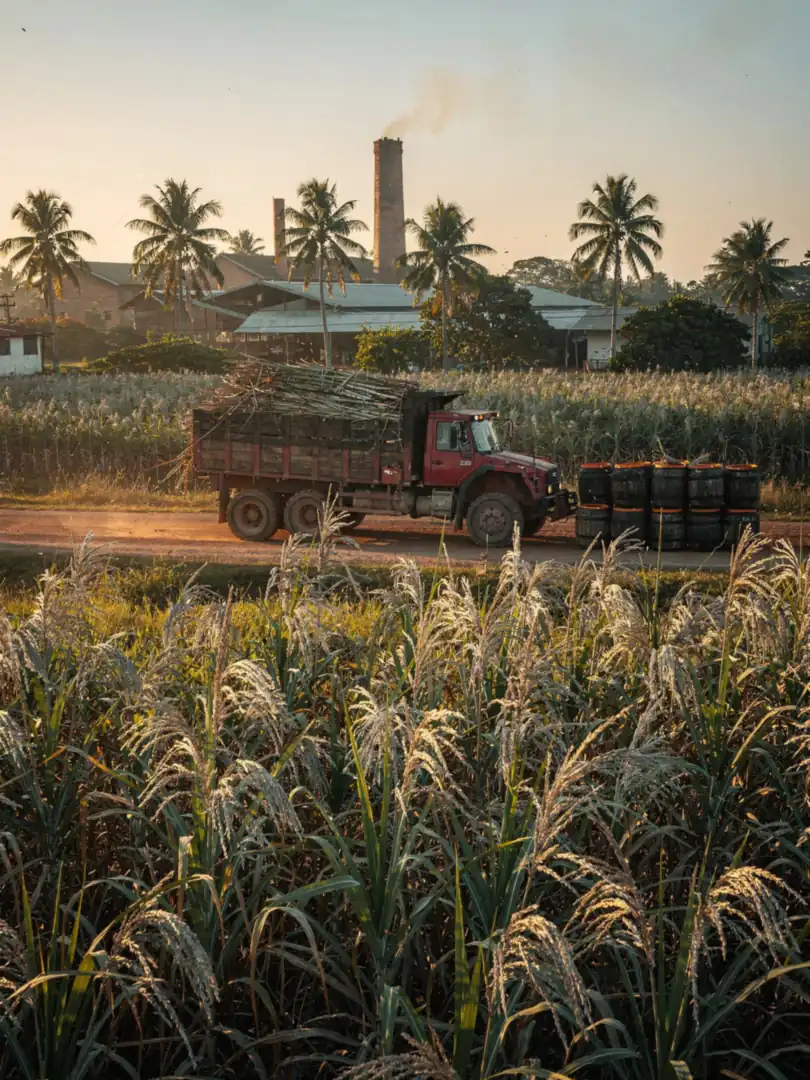 Sugar Cane & Molasses in the region Trinidad