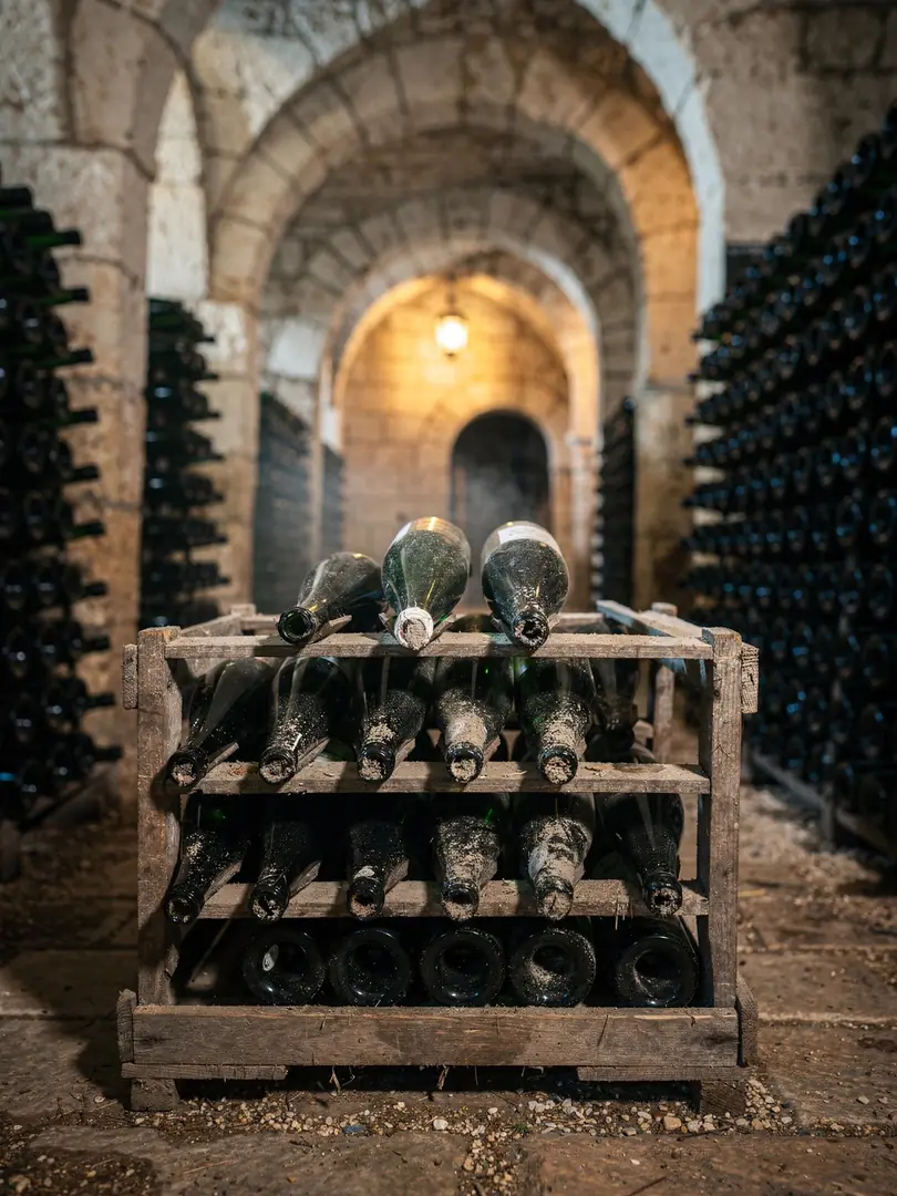 Hefelager & Dosage in der Region Burgund & Crémant de Bourgogne