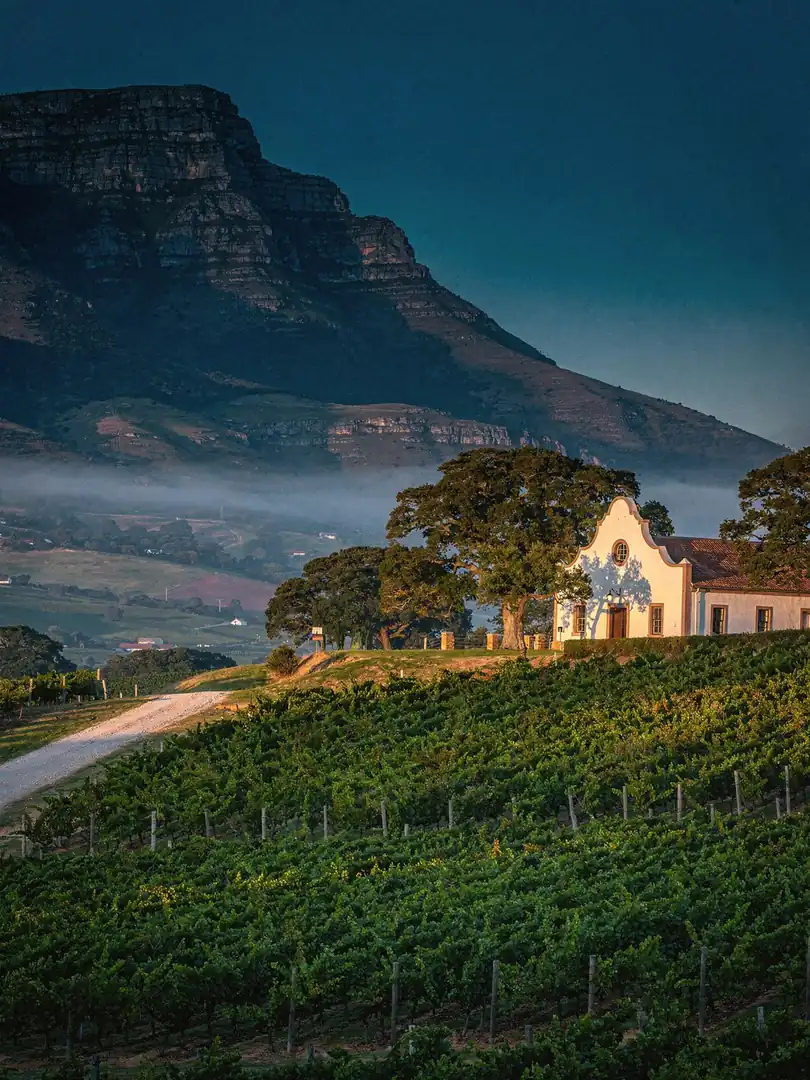 Landschaft der Region Stellenbosch & Robertson