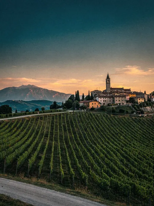 Landschaft der Region Treviso, Piave & Asolo