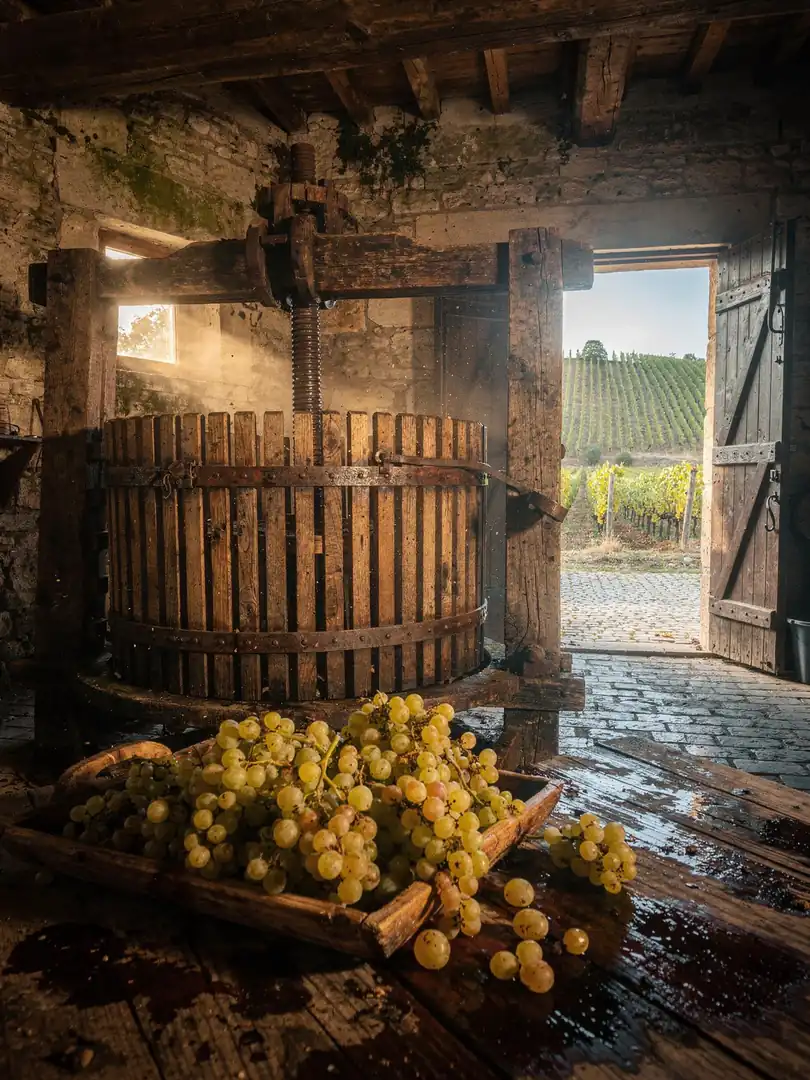 Grundwein & Cuvée in der Region Reims & die Crayères