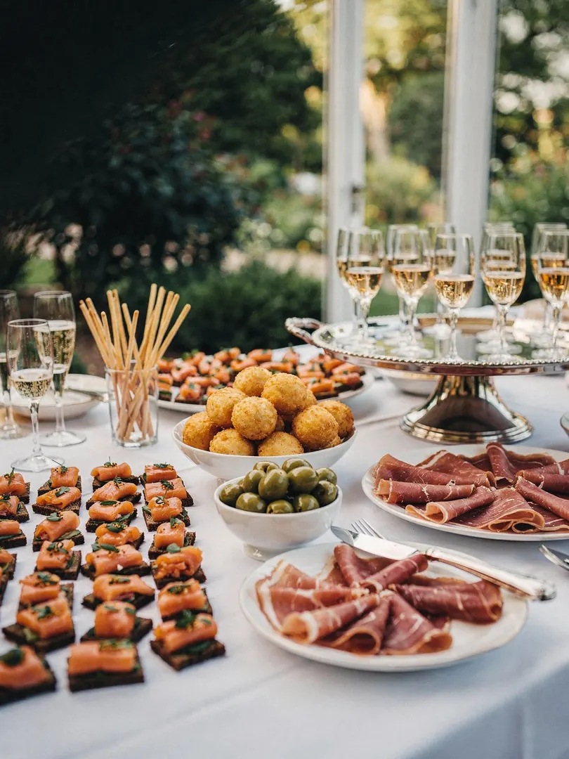 Sekt reception and aperitif: What canapés pair with Sekt?
