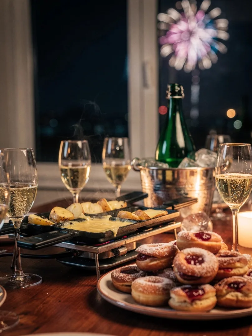 Sekt on New Year's Eve: how much to pour, toasting, and food for the turn of the year