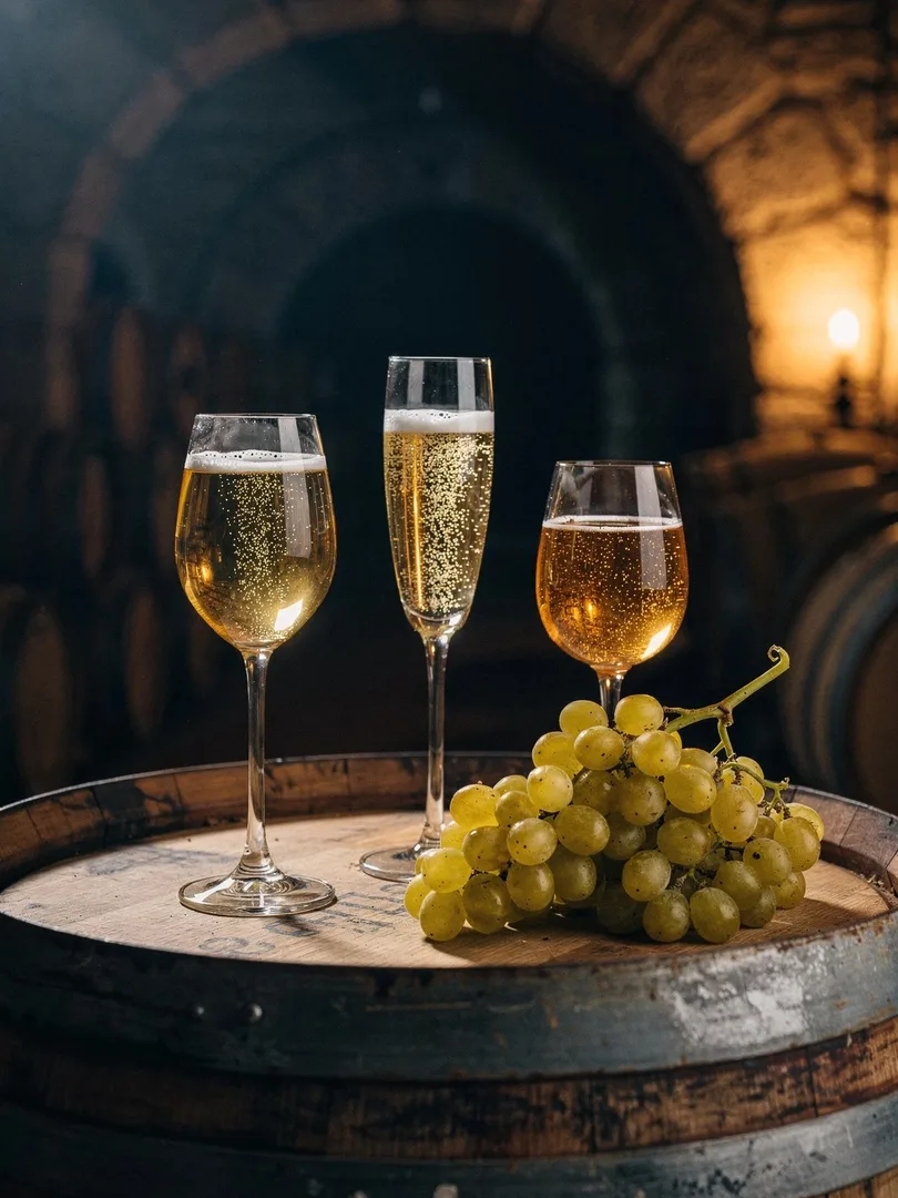 How much alcohol is in Sekt, Prosecco, and Champagne?