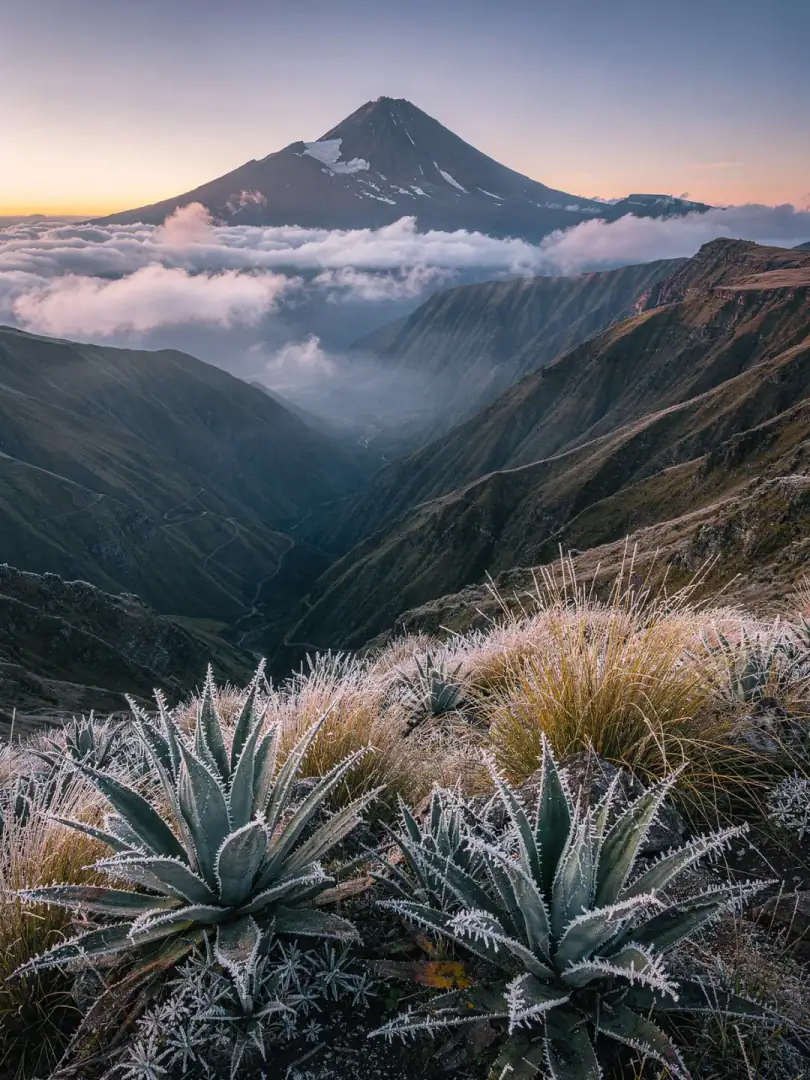 Altitude & Climate in the region Ecuador's Andes