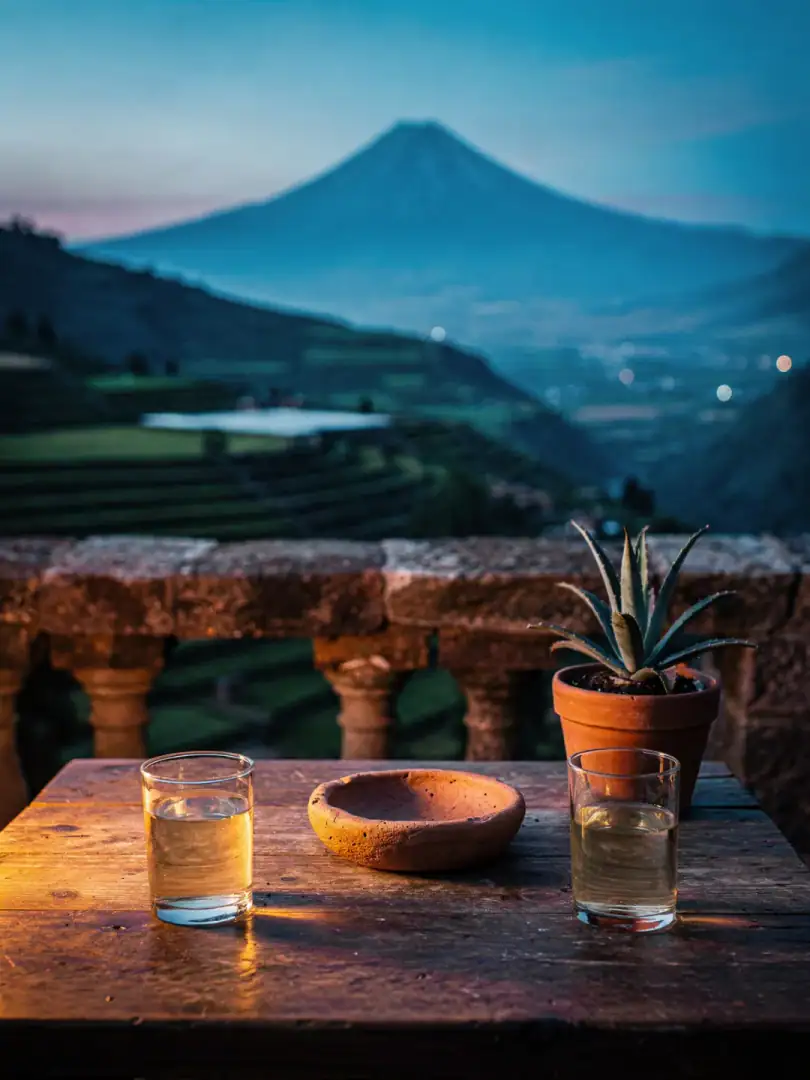 Verkosten in der Region Ecuadors Anden