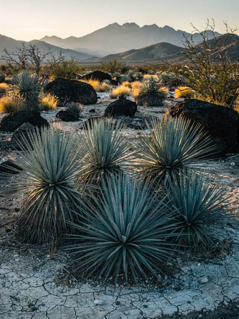 Agave & Boden in der Region Chihuahua