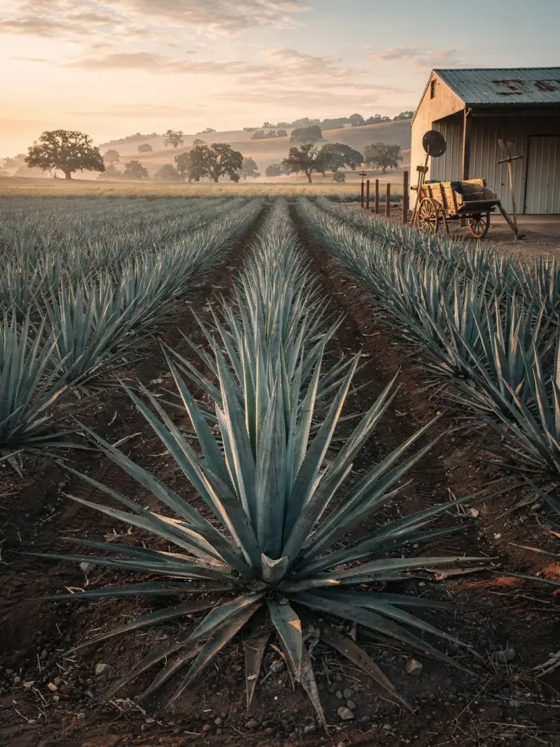 Agave & Boden in der Region Kalifornien