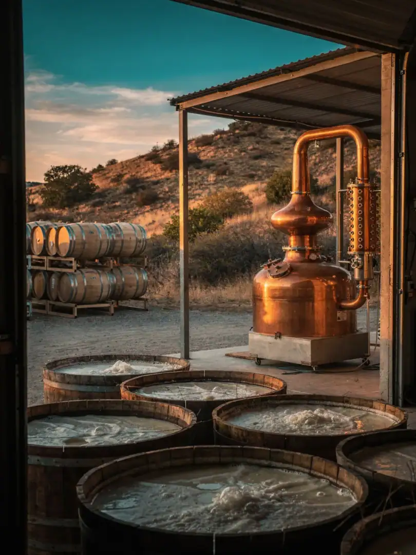 Fermenting & Distilling in the region California
