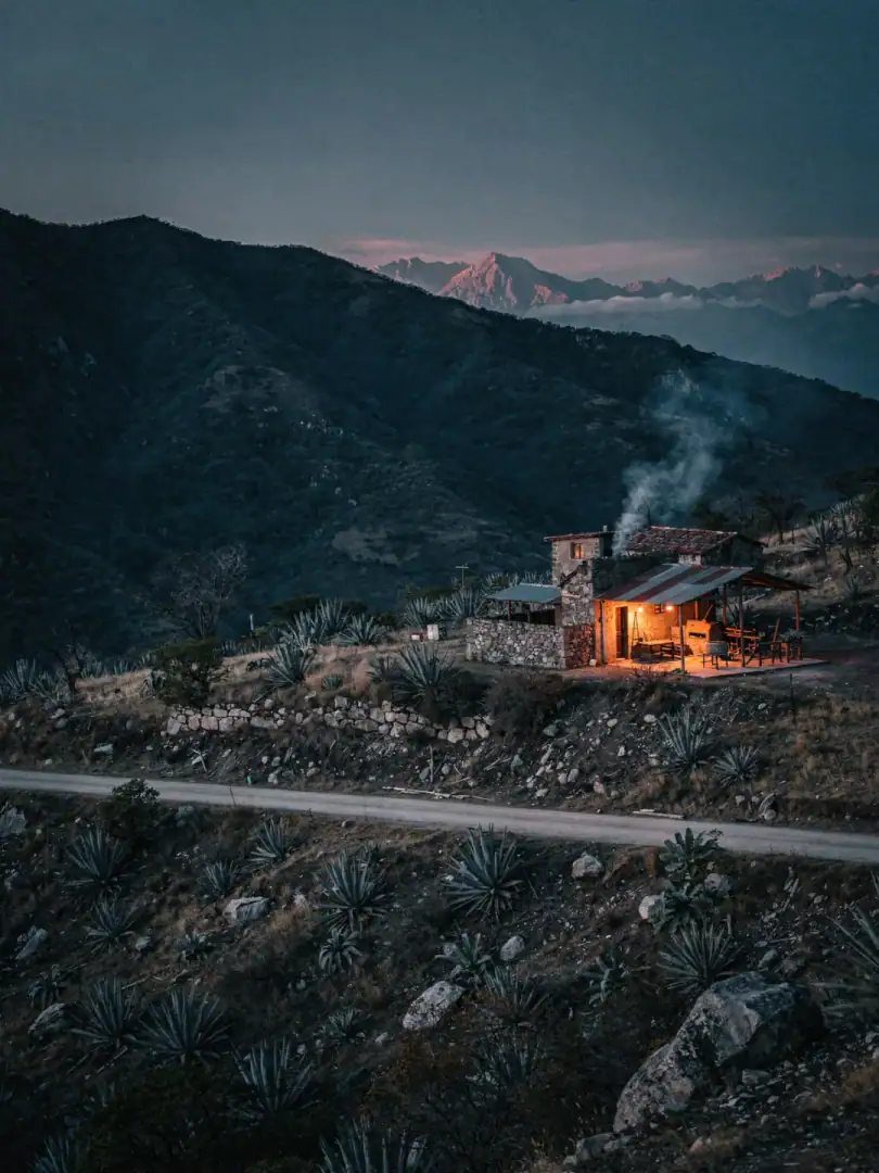 Landschaft der Region Sierra Sur de Oaxaca