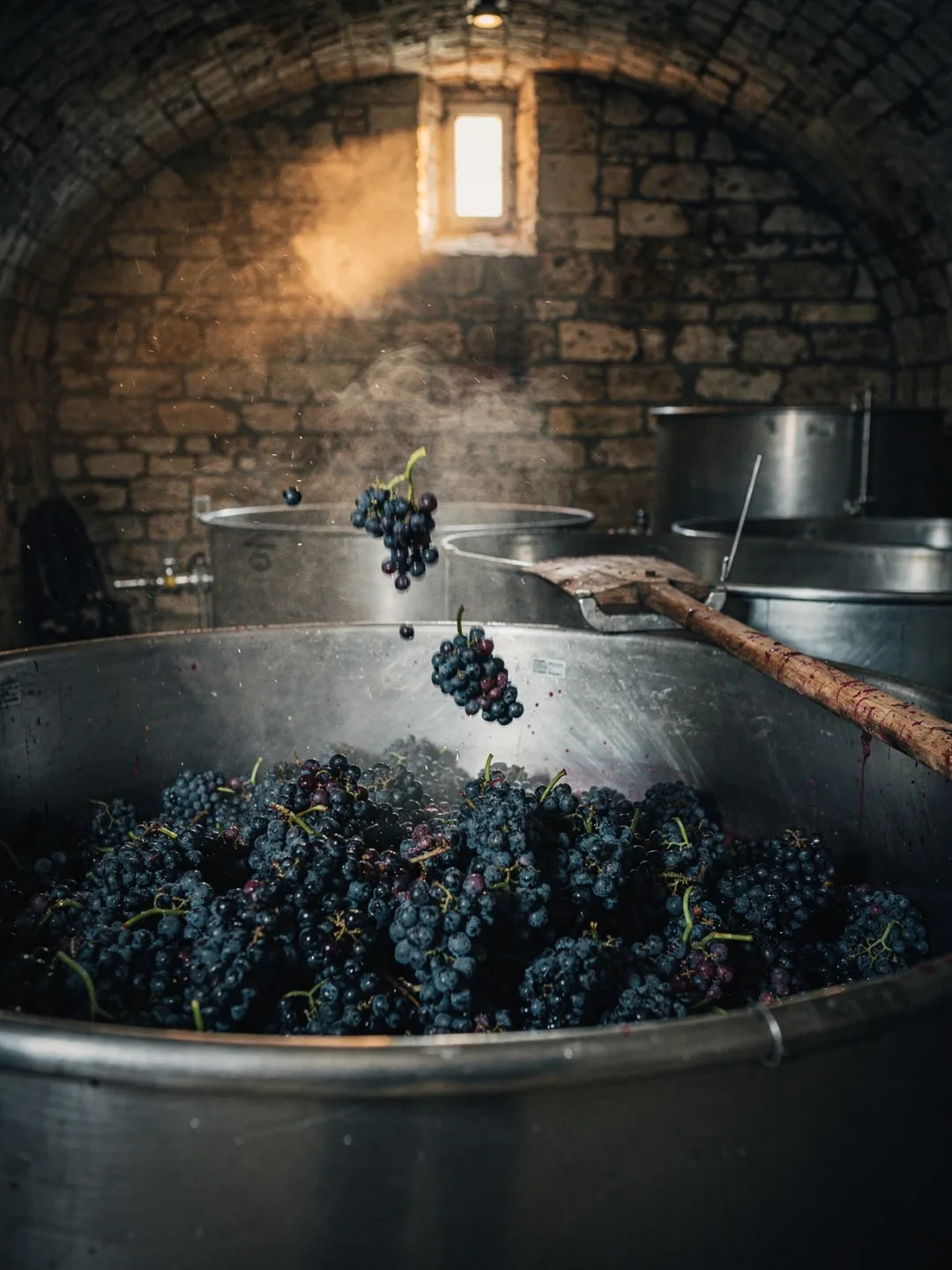 Herstellung in der Region Beaujolais