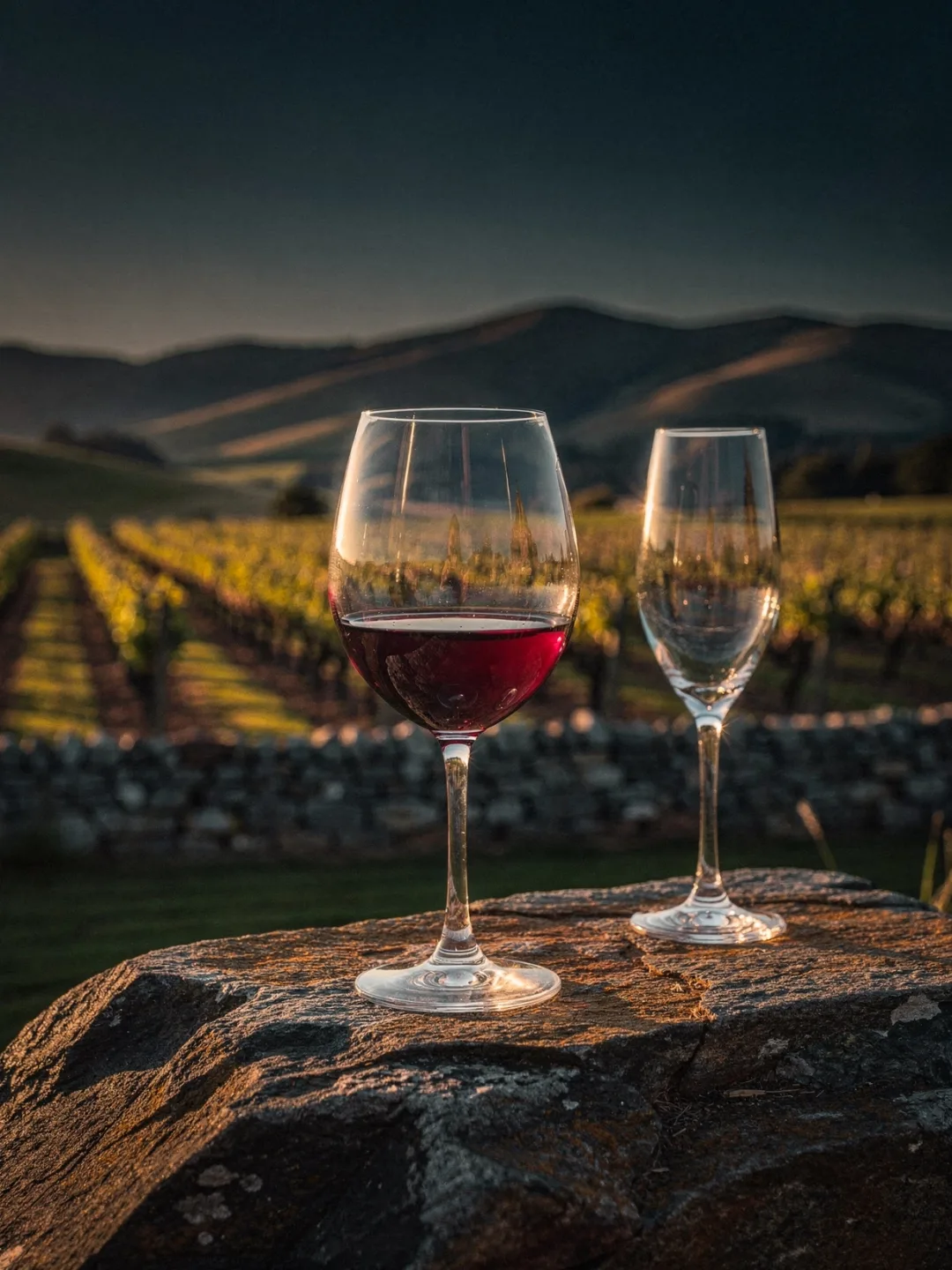 Gläser in der Region Central Otago