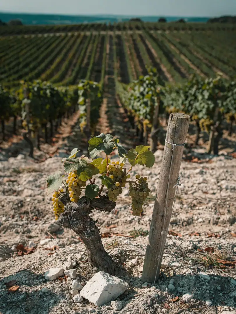 Grape varieties in the region Champagne