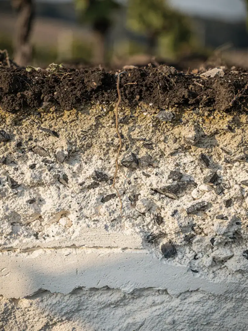 Soils in the region Champagne
