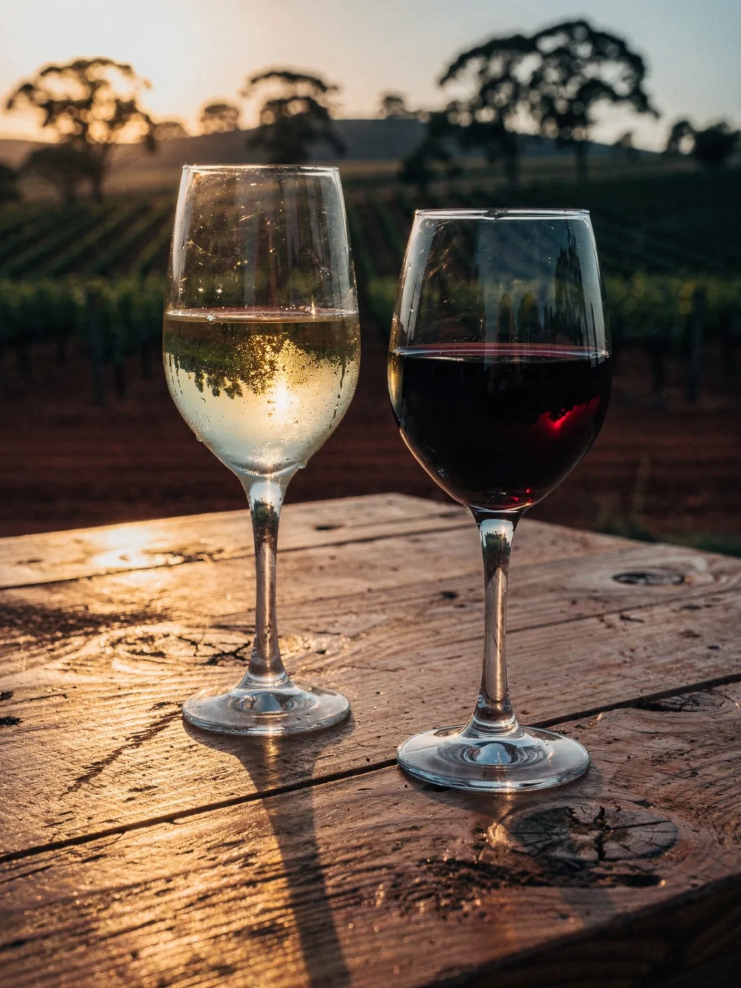 Gläser in der Region Clare Valley