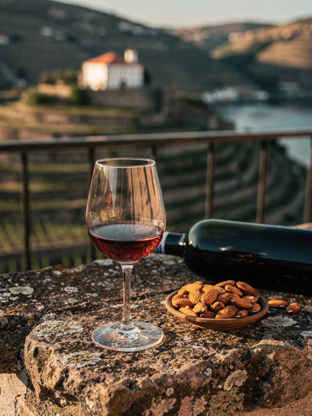 Gläser in der Region Douro