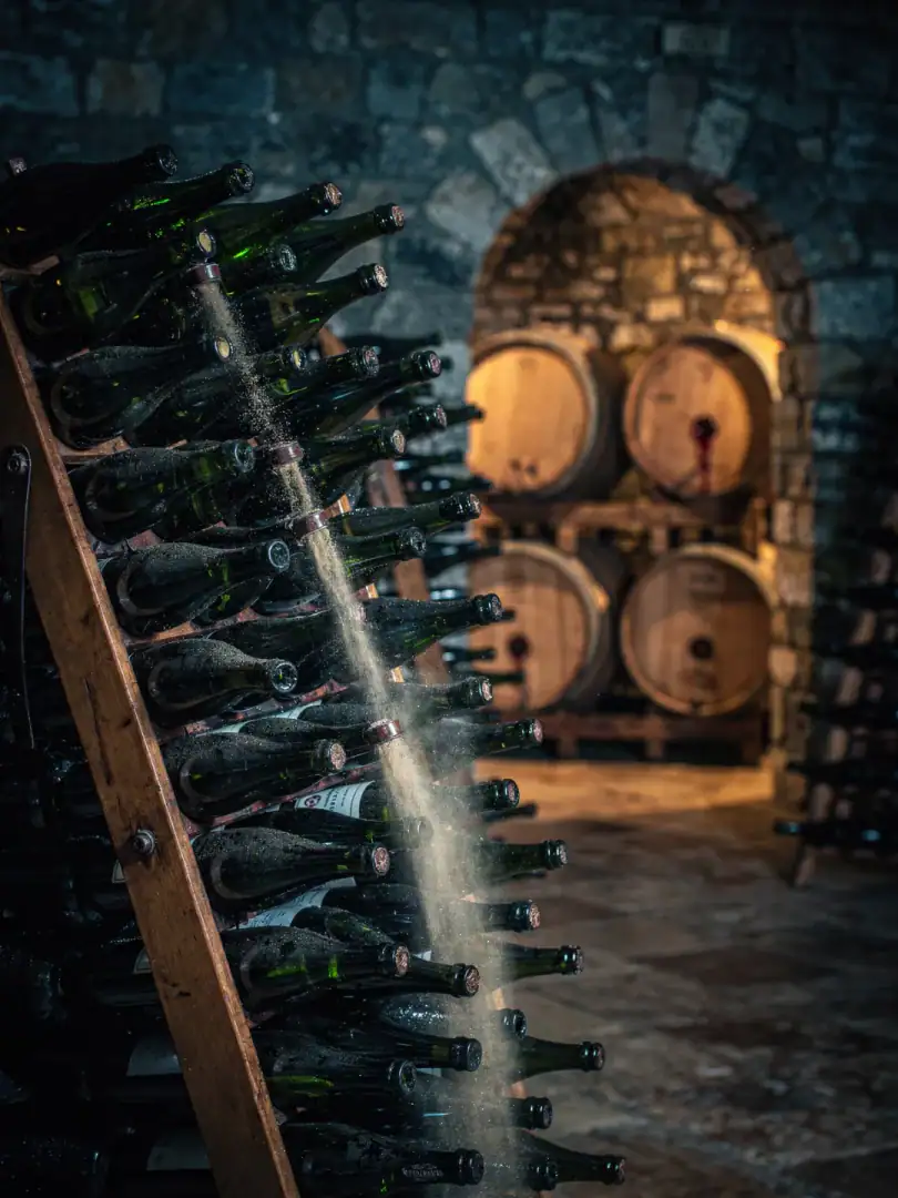 Production in the region Franschhoek